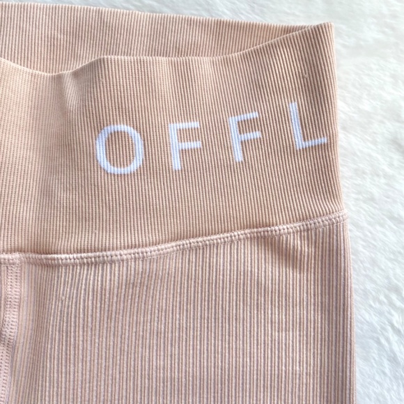 NWOT Aerie Offline High Waisted Ribbed Pink Leggings - Picture 8 of 14